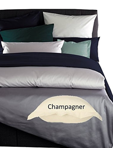 Curt Bauer Bettwäsche Basic Uni-Mako-Satin, Farbe 2219 champagner im Sale
